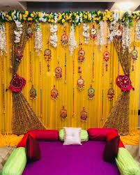 Haldi Mehandi decoration 